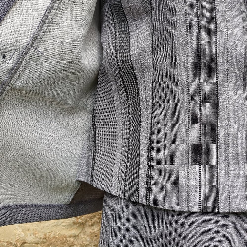 Perceptions Gray Pantsuit Vintage - image 5